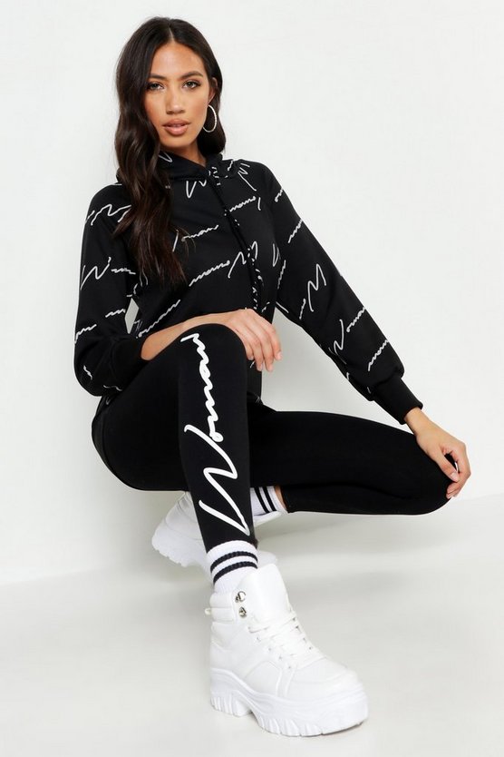 Woman Script Leggings