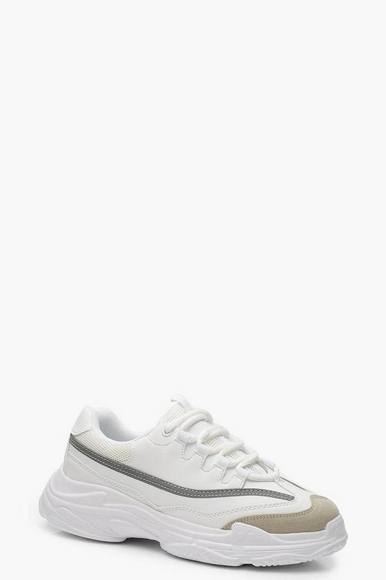 Reflective Strip Chunky Trainers