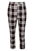 Load image into Gallery viewer, Tartan Check Tapered Pants
