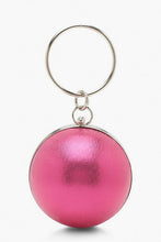 Load image into Gallery viewer, Metallic Sphere &amp; Ring Handle Bag
