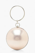 Load image into Gallery viewer, Metallic Sphere &amp; Ring Handle Bag
