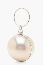 Load image into Gallery viewer, Metallic Sphere &amp; Ring Handle Bag
