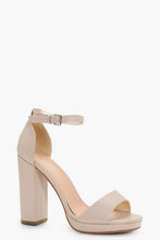 Load image into Gallery viewer, Wide Fit Platform Block Heels
