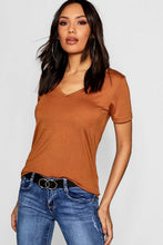 Load image into Gallery viewer, Basic Super Soft V Neck T-Shirt
