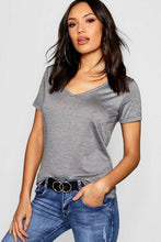 Load image into Gallery viewer, Basic Super Soft V Neck T-Shirt
