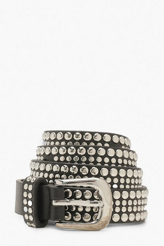 Studded Buckle Belt