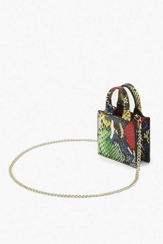 Snake Teeny Tiny Cross Body Bag & Chain