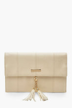 Load image into Gallery viewer, Bar &amp; Tassel PU Clutch Bag With Chain
