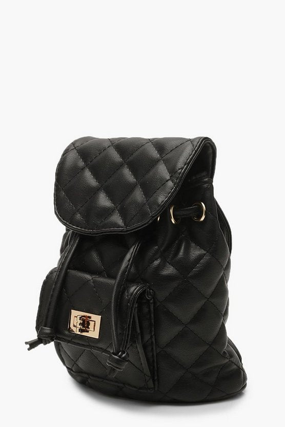 Mini Quilted Strap Rucksack