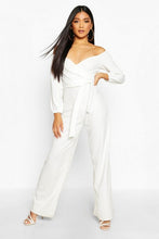 Load image into Gallery viewer, Off The Shoulder Wide Leg Jumpsuit
