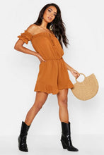 Load image into Gallery viewer, Off Shoulder Gypsy Style Playsuit
