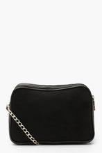 Load image into Gallery viewer, Suedette Dual Compartment Cross Body Bag
