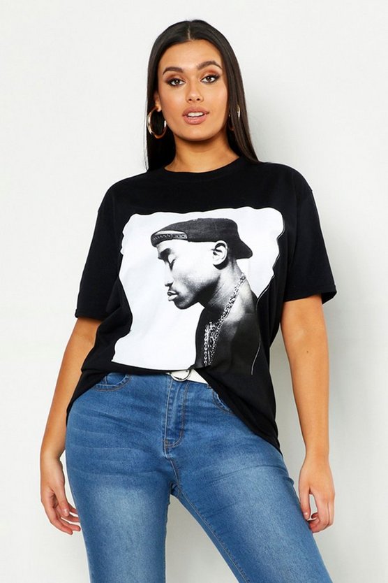 Plus Tupac License T-Shirt